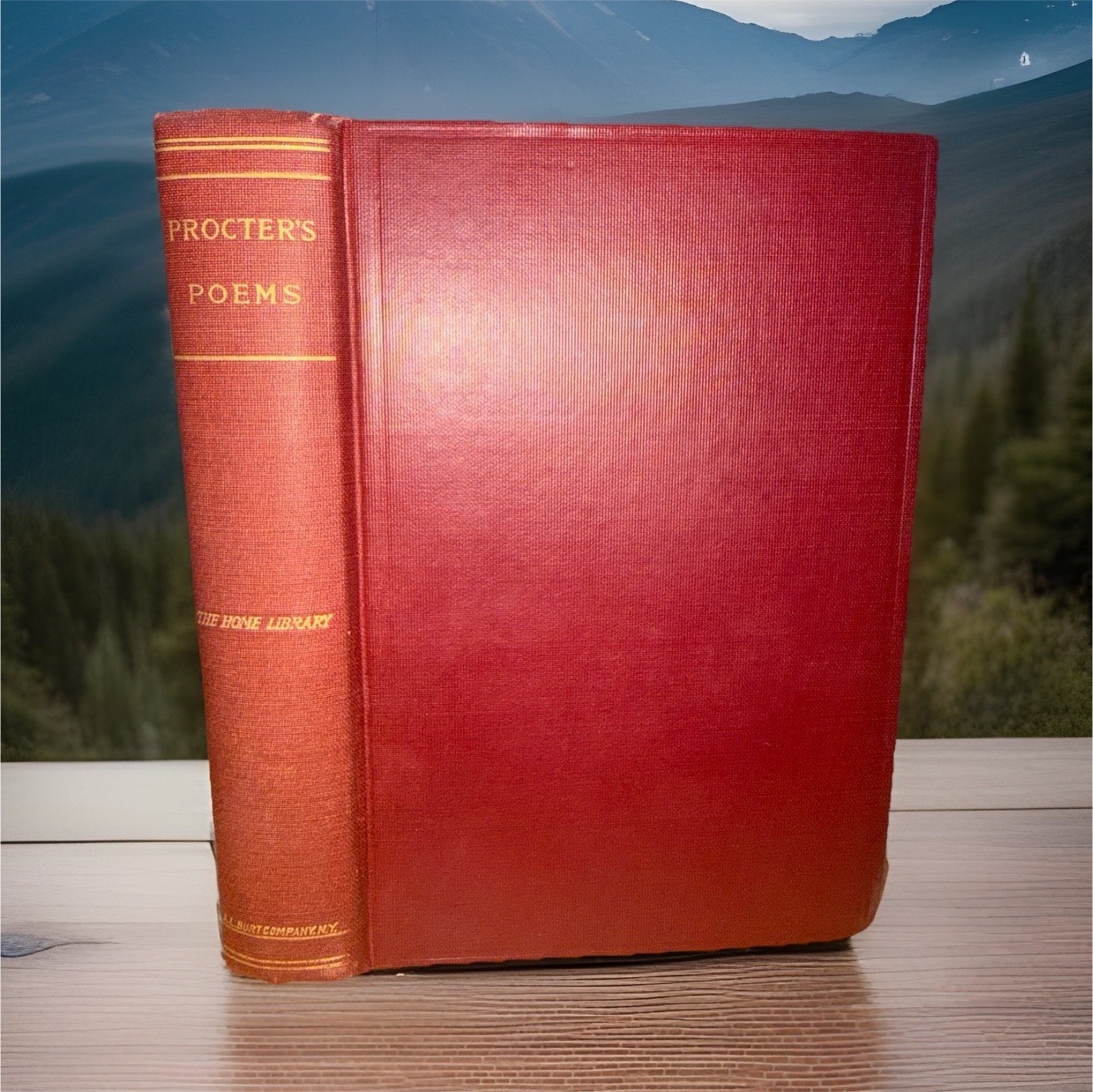 « The Poetical Works of Adelaide A. Procter » Dickens intro A.L. Burt 1868 HC
