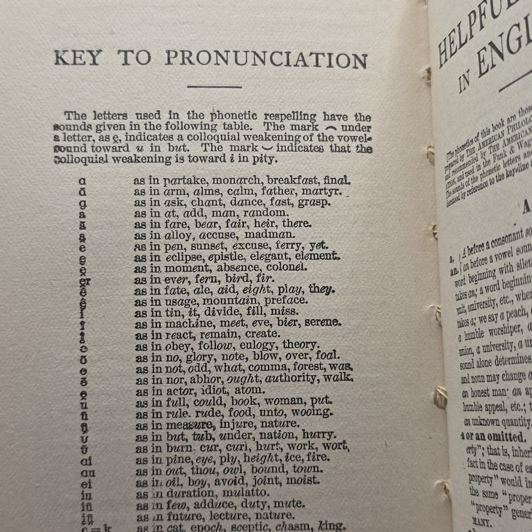 1911 Helpful Hints in English Words & Phrases Companion to Better Say By Fernald