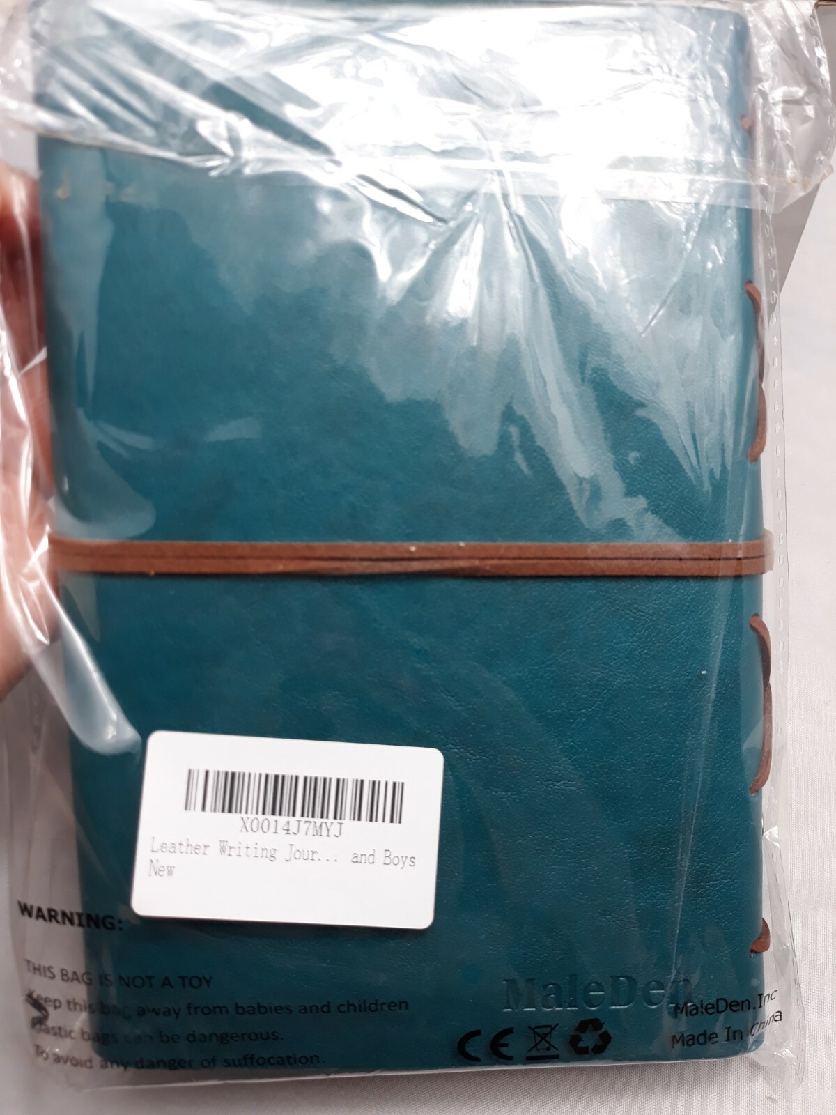 Male Den Green PU Leather Journal Notebook 5×7.2&Prime; 160 pages