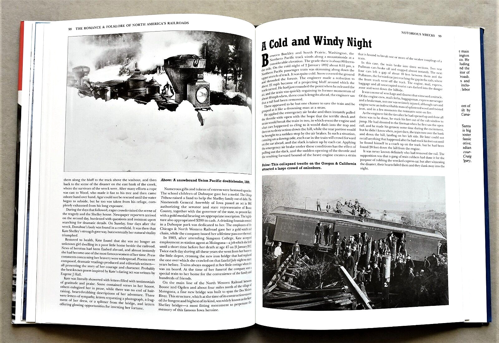 THE ROMANCE & FOLKLORE OF NORTH AMERICA&rsquo;S RAILROADS ~ HARDBACK BOOK ~ 176 PAGES