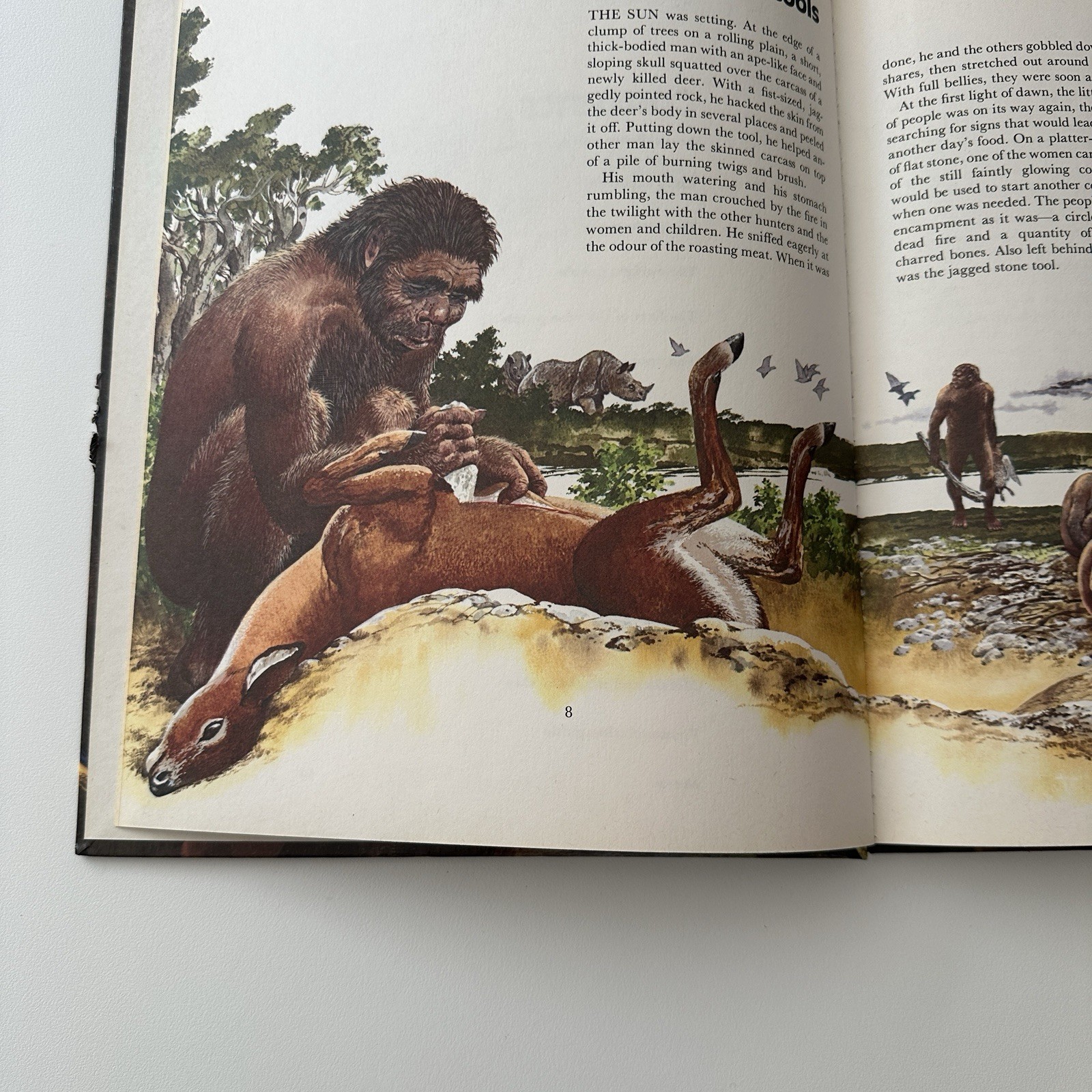 Tom McGowen & Rod Ruth – Collins Book of Prehistoric People H/C 1977