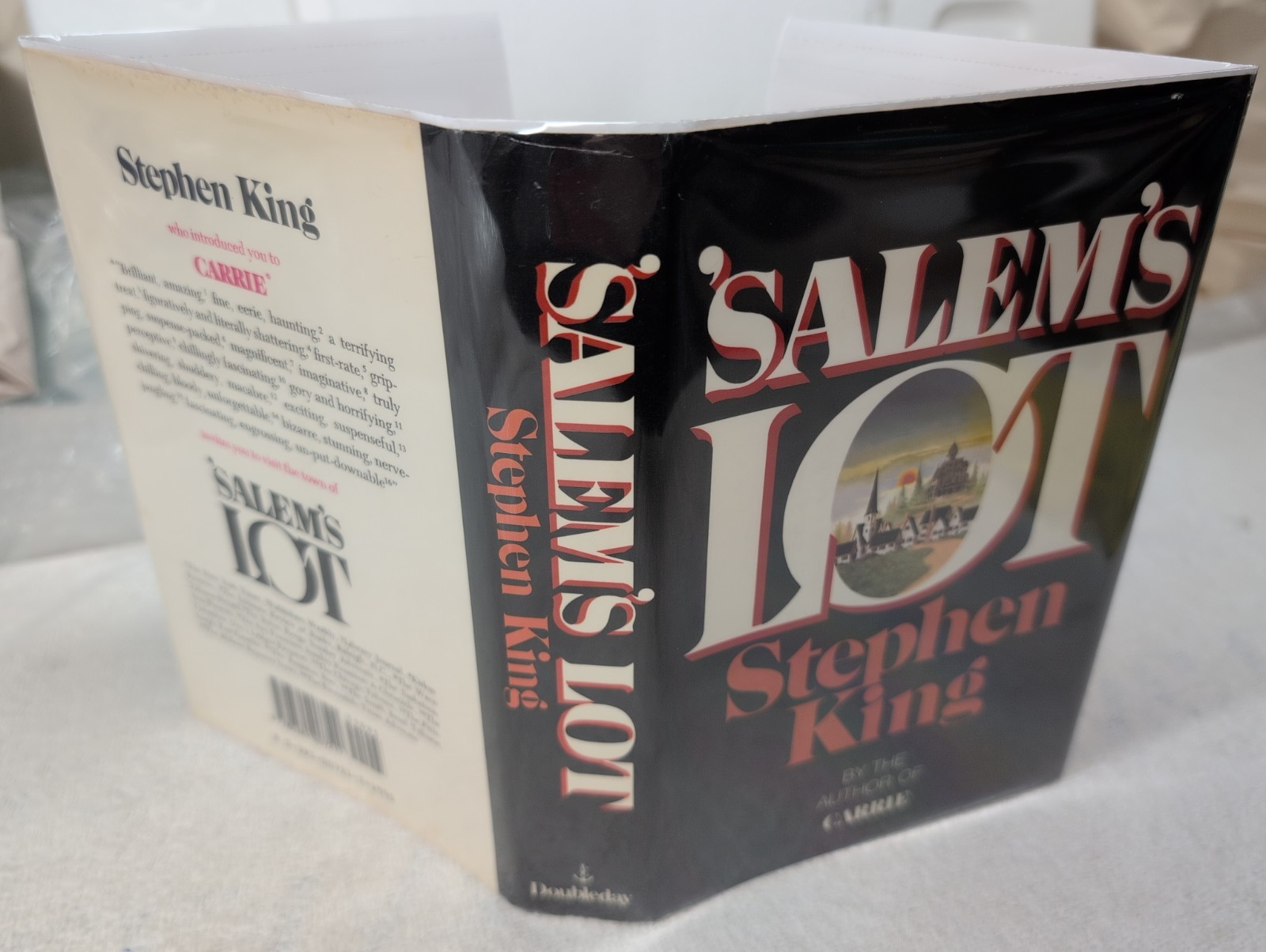 RARE 1st Edition SALEM&rsquo;S LOT Stephen King (1975) Later Printing $19.95 + Mylar!!