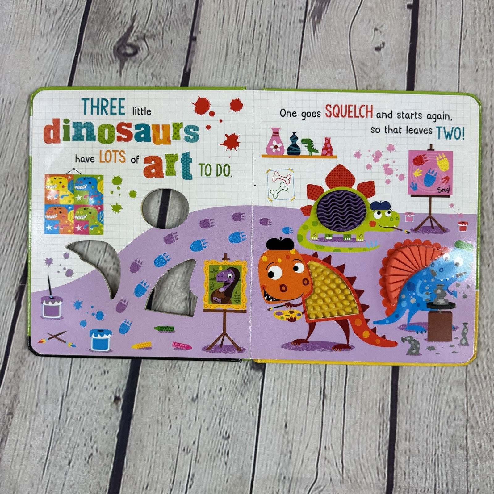 Never Touch the Dinosaurs by Greening Rosie Baby Kids Toddler Hard Board Book