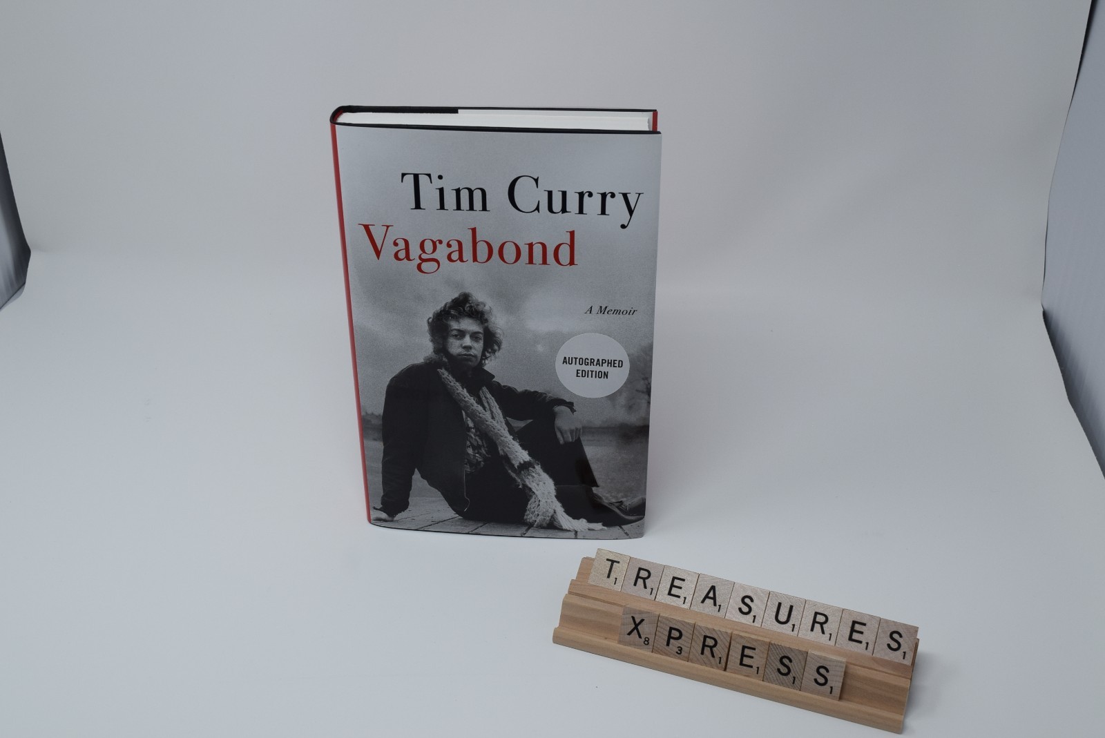 Tim Curry Signed Vagabond – A Memoir New / Limited