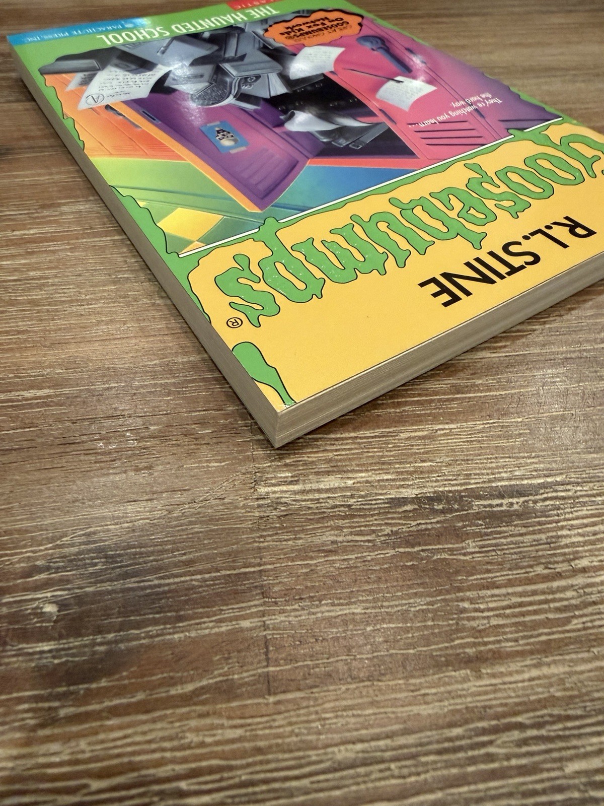 Goosebumps The Haunted School R.L. Stine 1997 First Scholastic Printing Horror