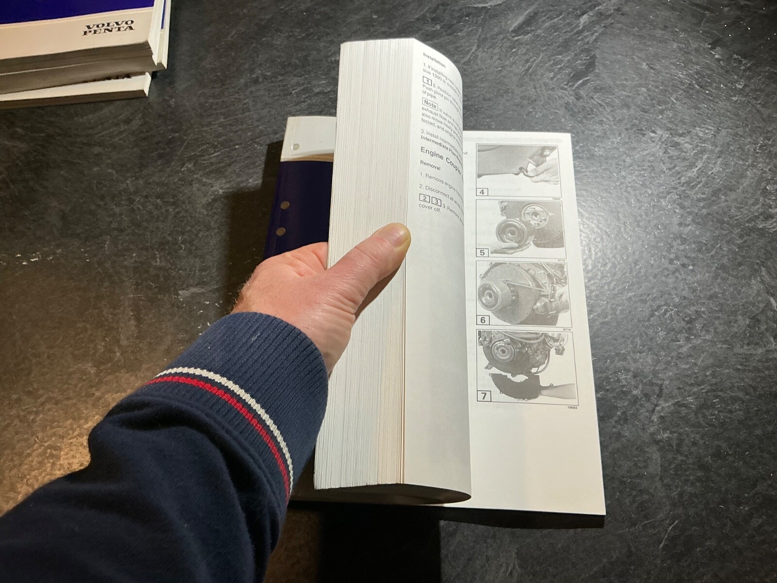 1998 Volvo Penta « BY » Factory Workshop Manual 3.0L, 4.3L, 5.0L, 5.7L, 7.4L, 8.2L