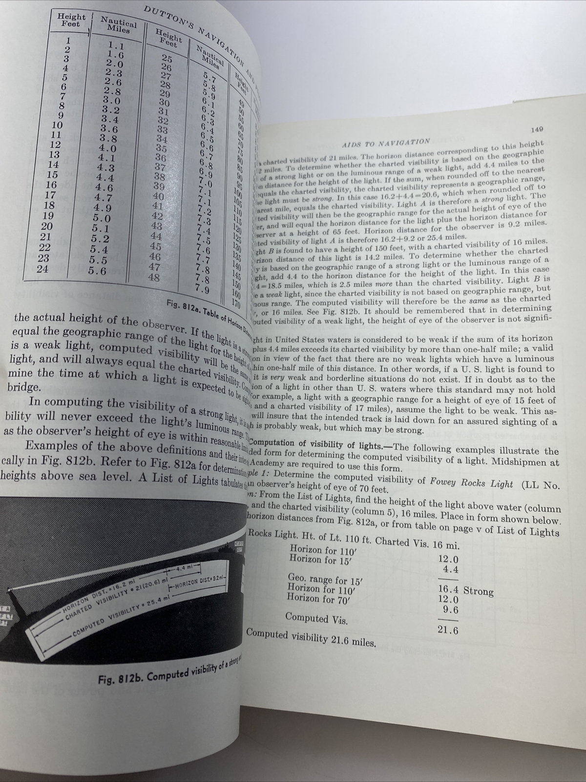 Dutton&rsquo;s Navigation and Piloting 5th Printing 1963 by Hill Utegaard Riordan aby