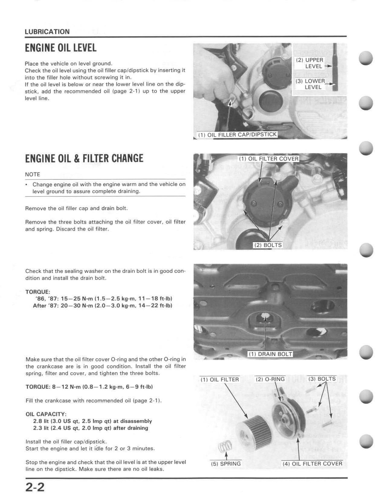 HONDA TRX350 Fourtrax Foreman ATV Service Manual 1985-1989 – WIRE BOUND – COVERS