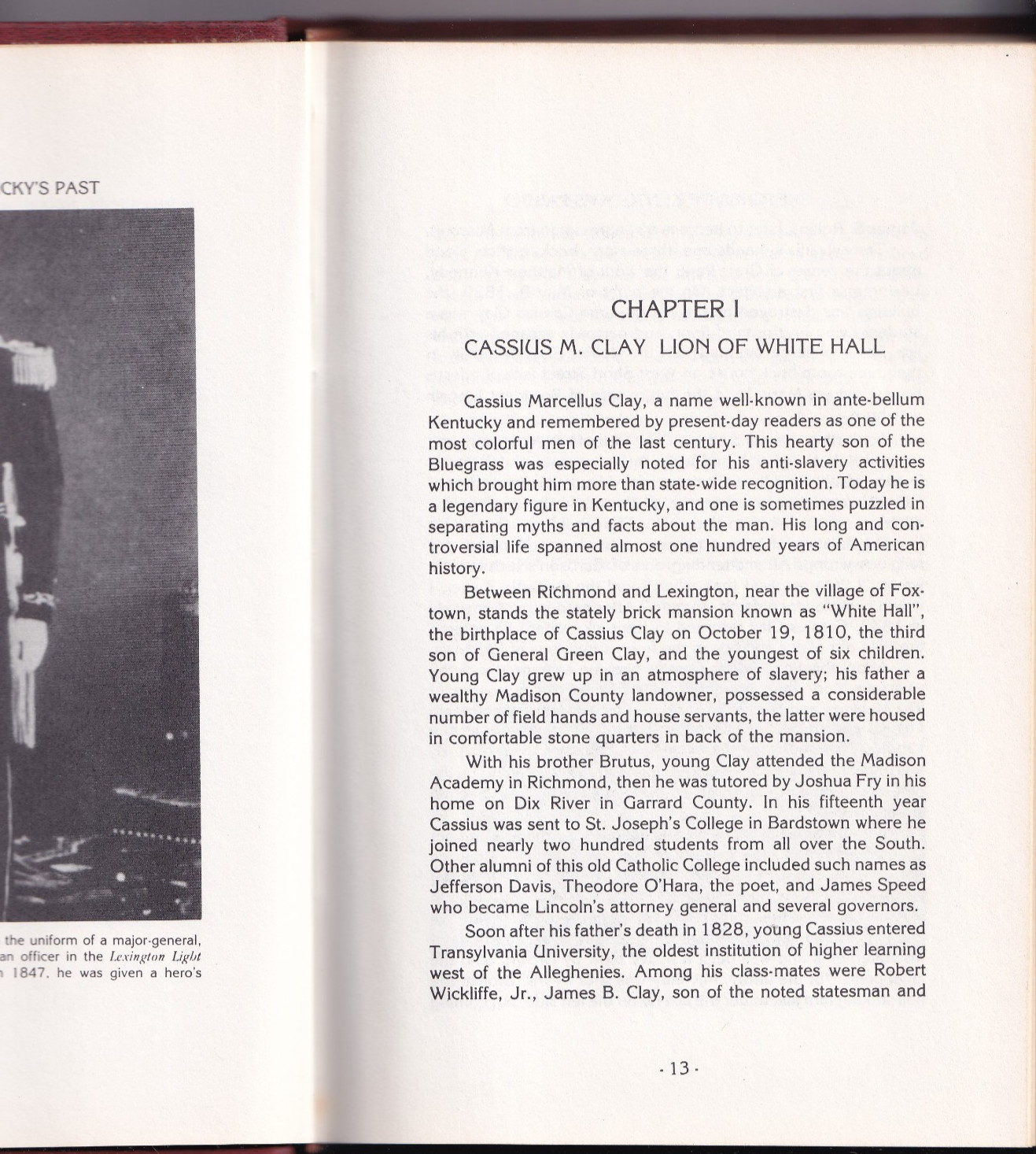 Sketches of Kentucky&rsquo;s Past (HB, 1979, signed, 254 pages) by J. Winston, Jr.