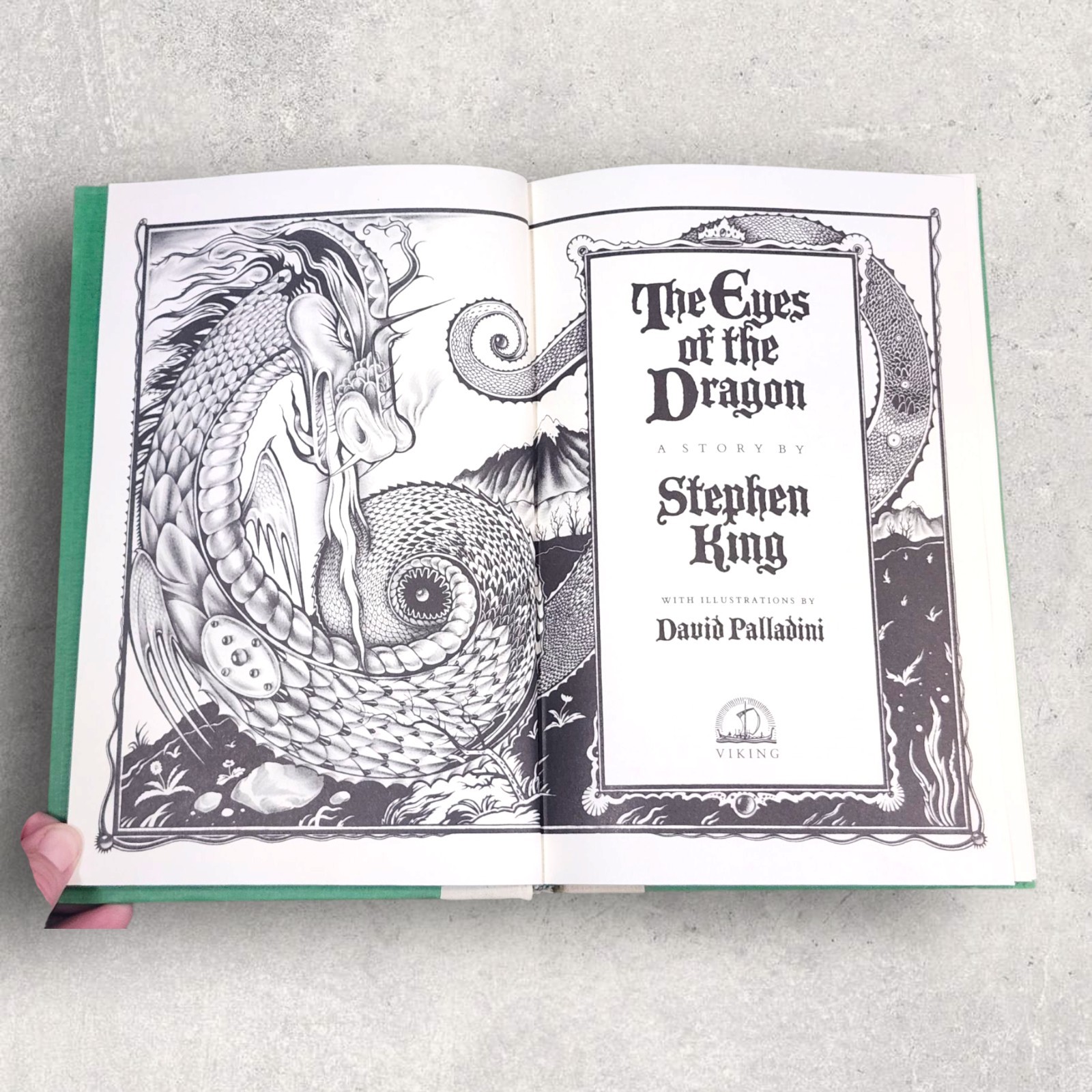 Stephen King Eyes of the Dragon 1987 Viking First Edition Hardcover DJ Palladini