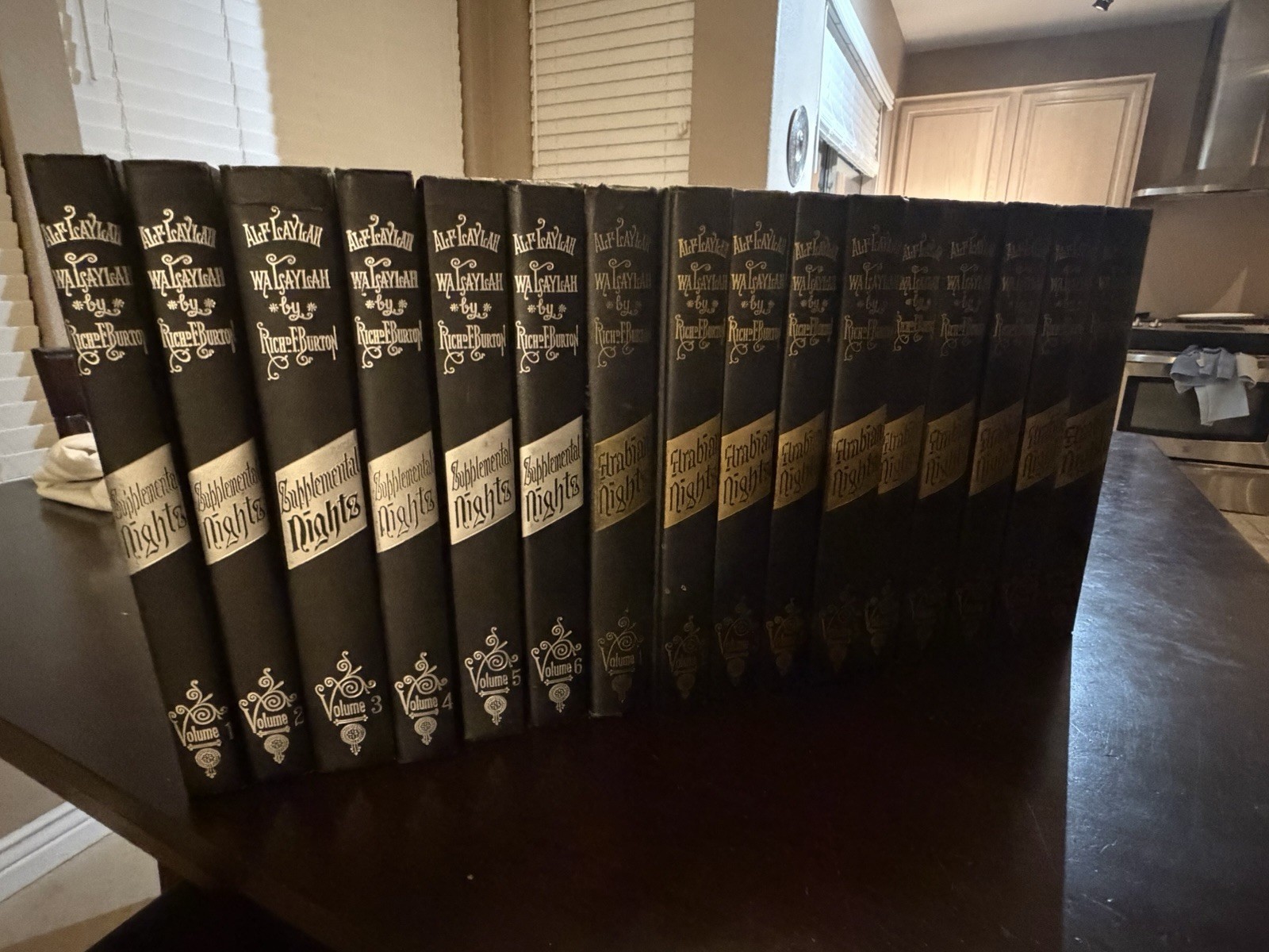 Richard F. Burton Arabian Nights Illustrated Hardcover Multi-Volume 16 Set Black