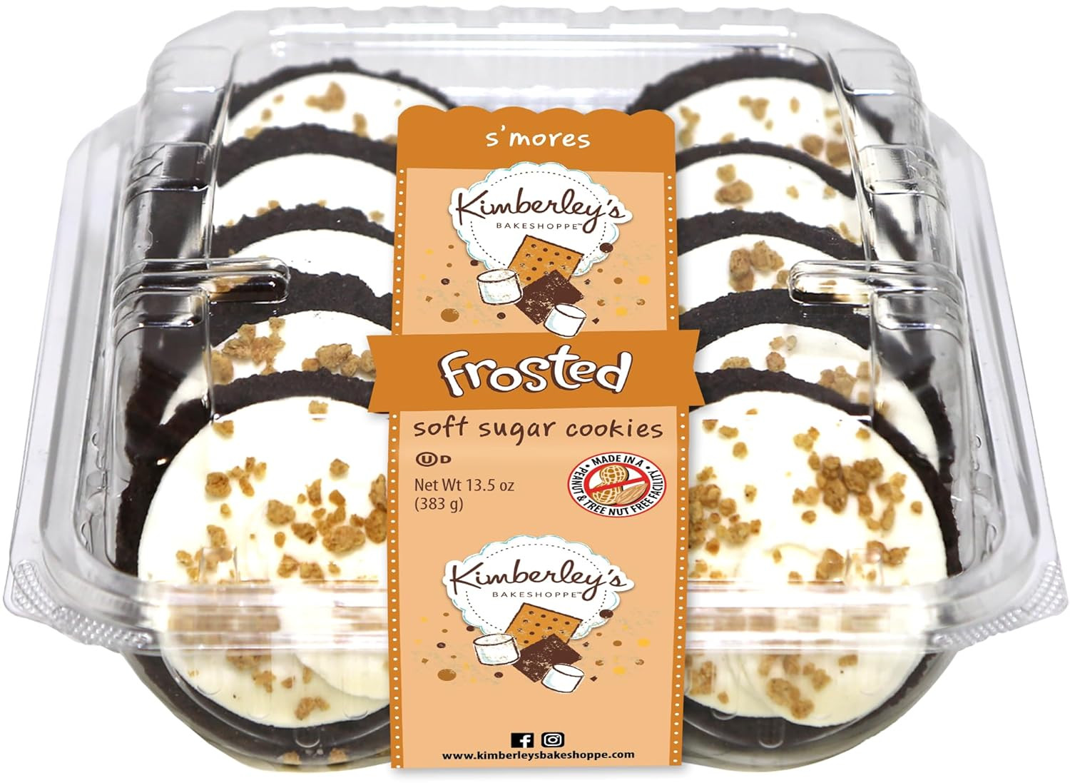 Give & Go Kimberley&rsquo;S Smores Frosted Cookies, 10Ct, 13.5 Oz