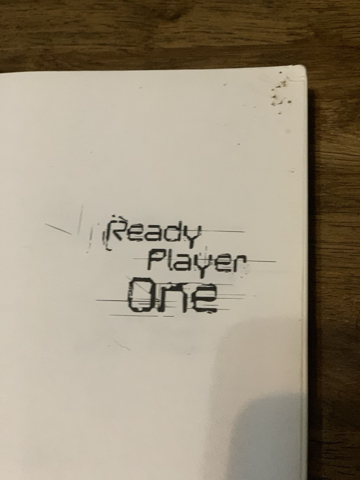 Ready Player One Ernest Cline Advance Reader&rsquo;s Edition RARE Uncorrected Proof VG