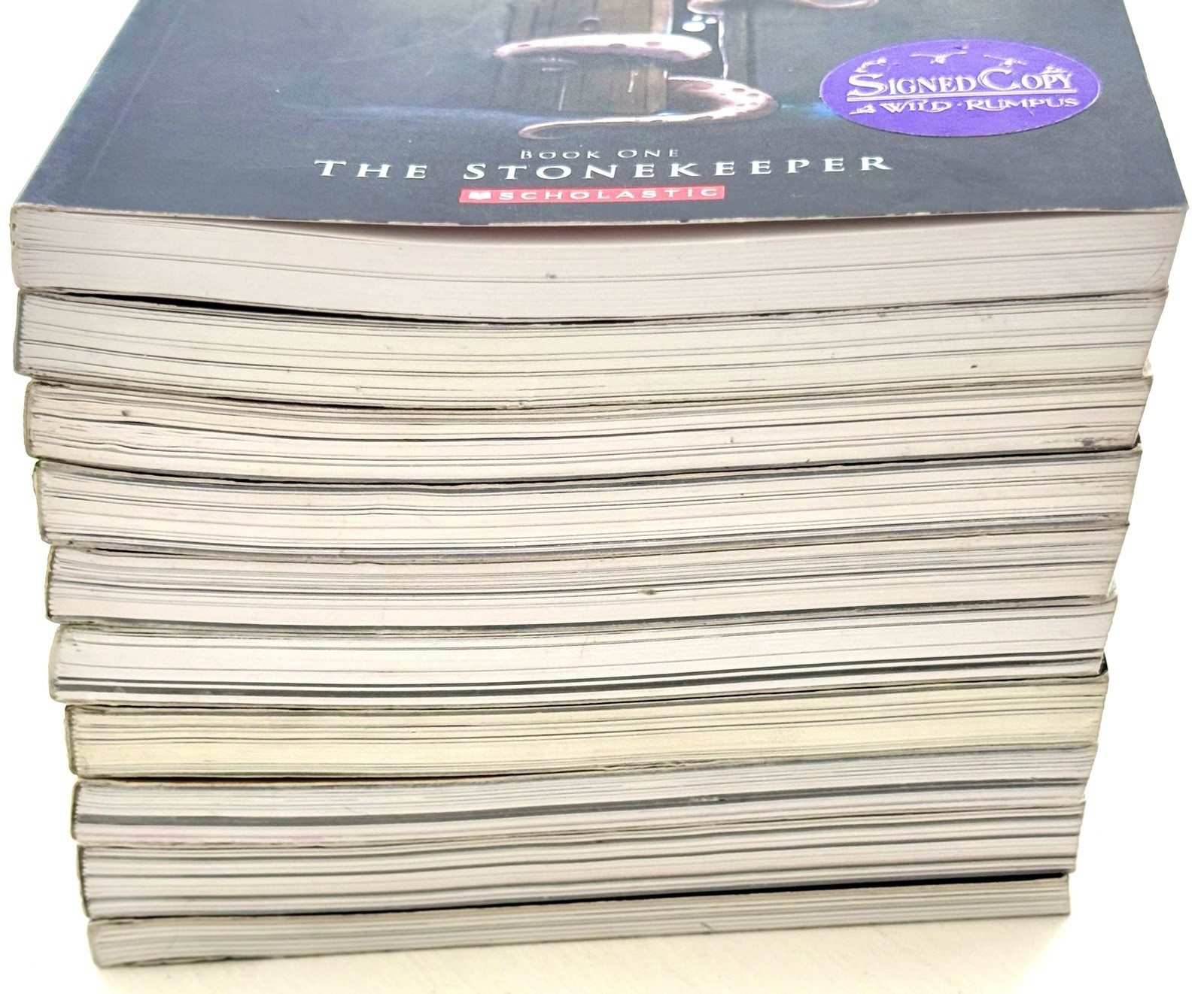 Complete Set 1-9 AMULET + 1 Graphic Novels SIGNED Kazu Kibuishi UNREAD Book lot