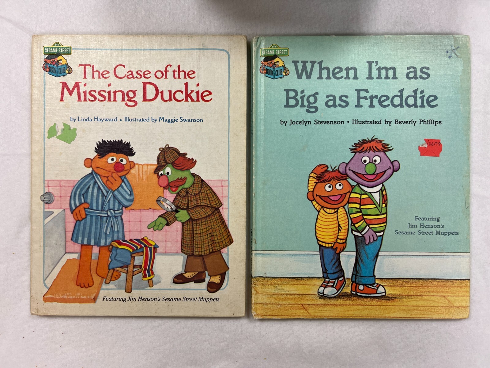 Sesame Street Book Club Books – dated 1980&rsquo;s HB – lot of 14