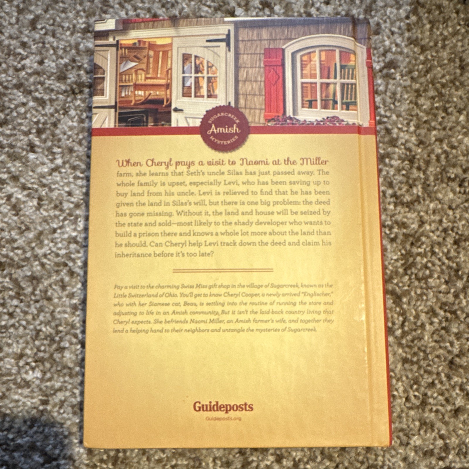 Guideposts When There&rsquo;s a Will (Sugarcreek Amish Mysteries) HC by Adams