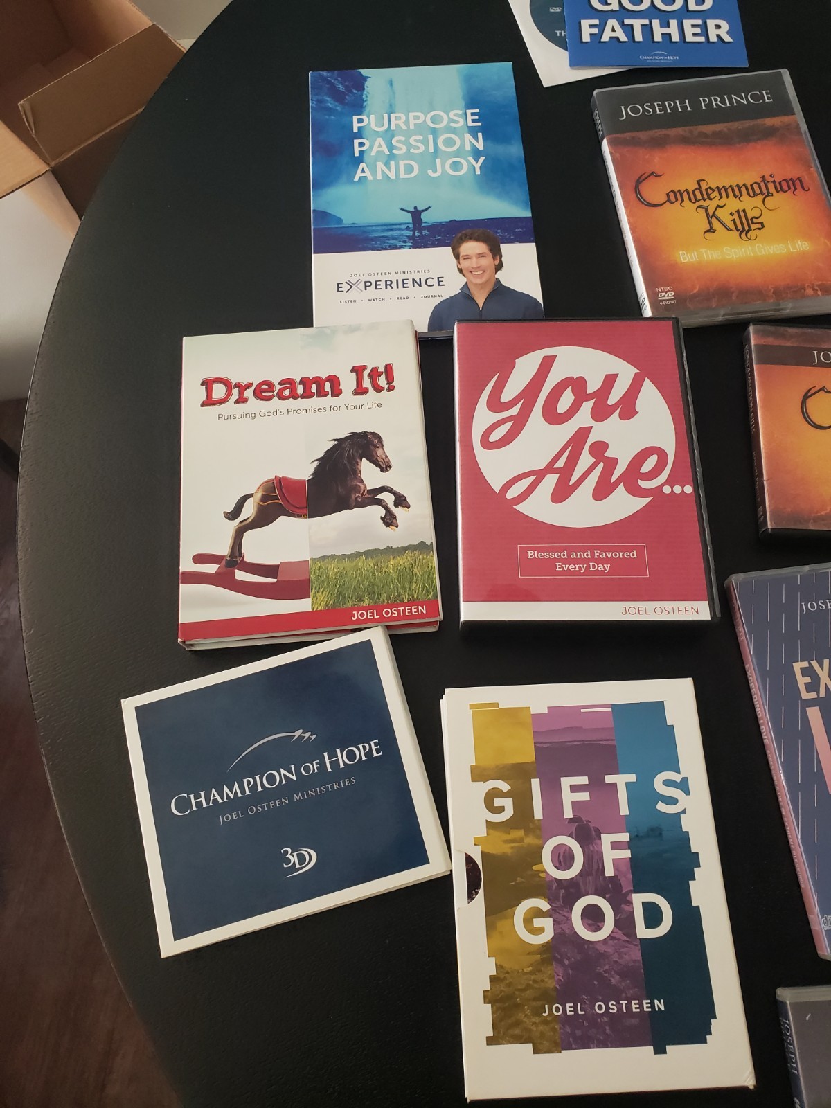 Lot 60 + Faith Teaching CD&rsquo;S & DVD&rsquo;s Joseph Prince Joel Osteen Joyce Meyer Books