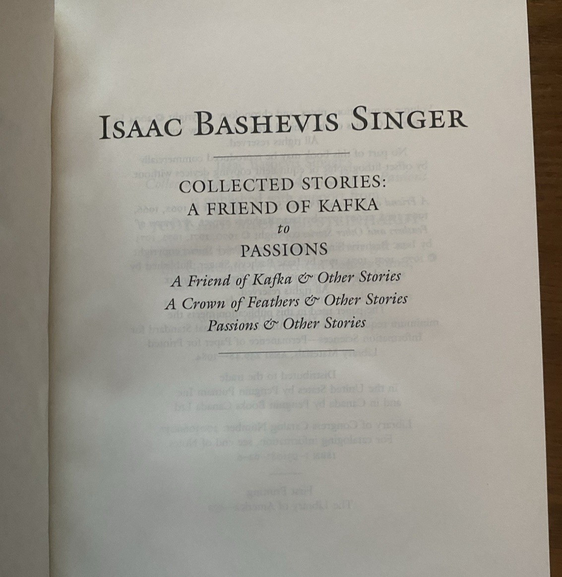 Isaac Bashevis Singer 3 Volumes The Library of America