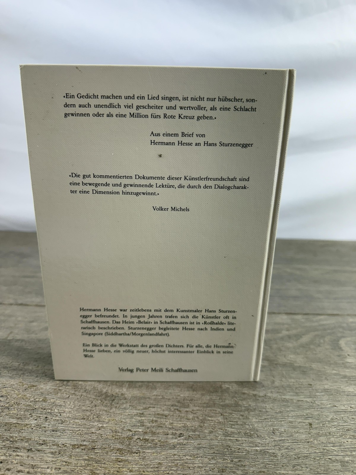 Vintage 1984 Hermann Hesse Letters to Hans Sturzenegger Signed HC Book