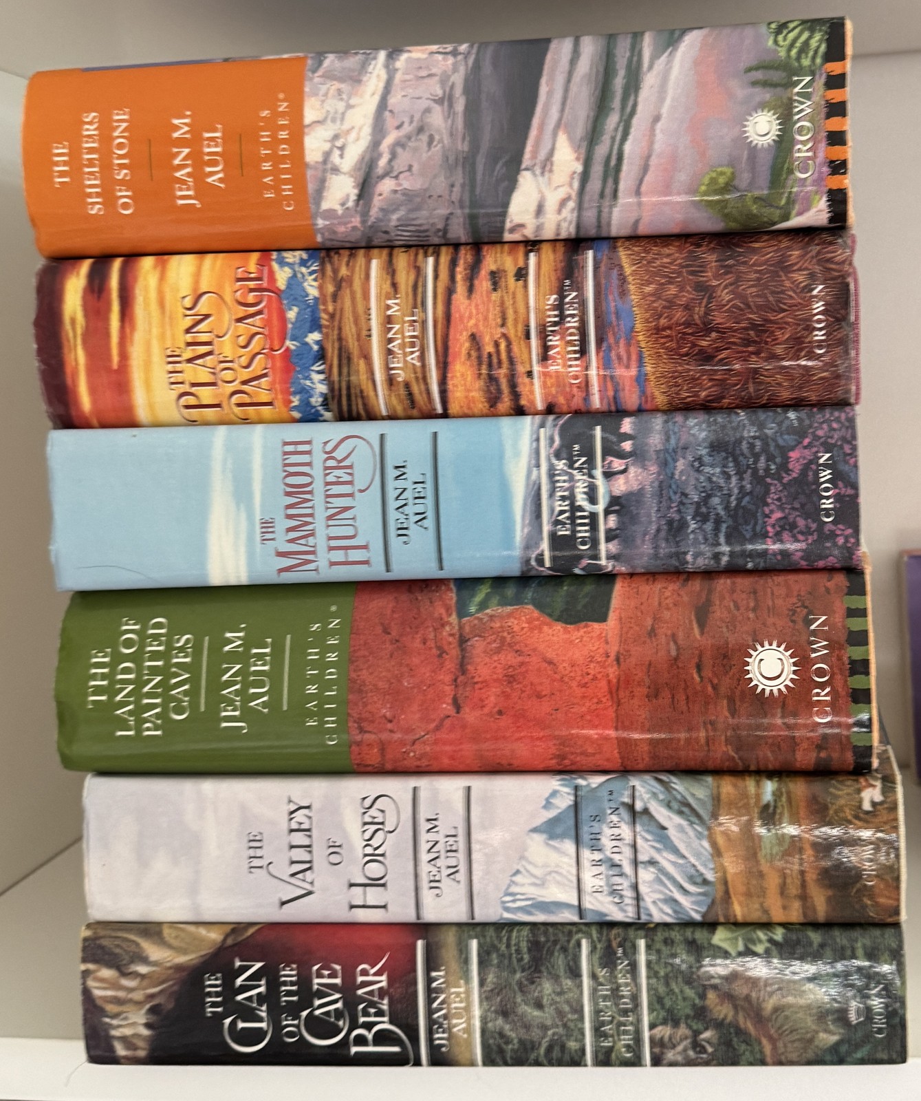 Complete Series Set EARTH&rsquo;S CHILDREN 1-6 Jean M. Auel HB Lot