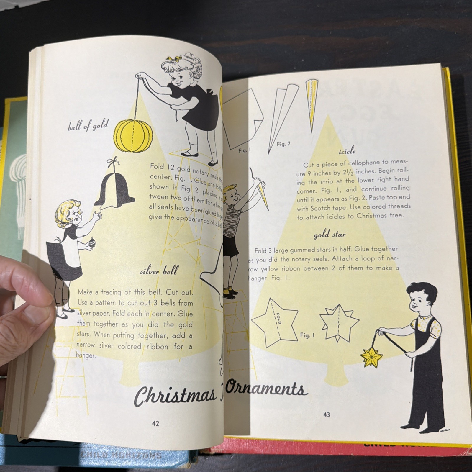 Vintage 1950s Child Horizons Books Lot Set 4 Illustrated Children’s Series
