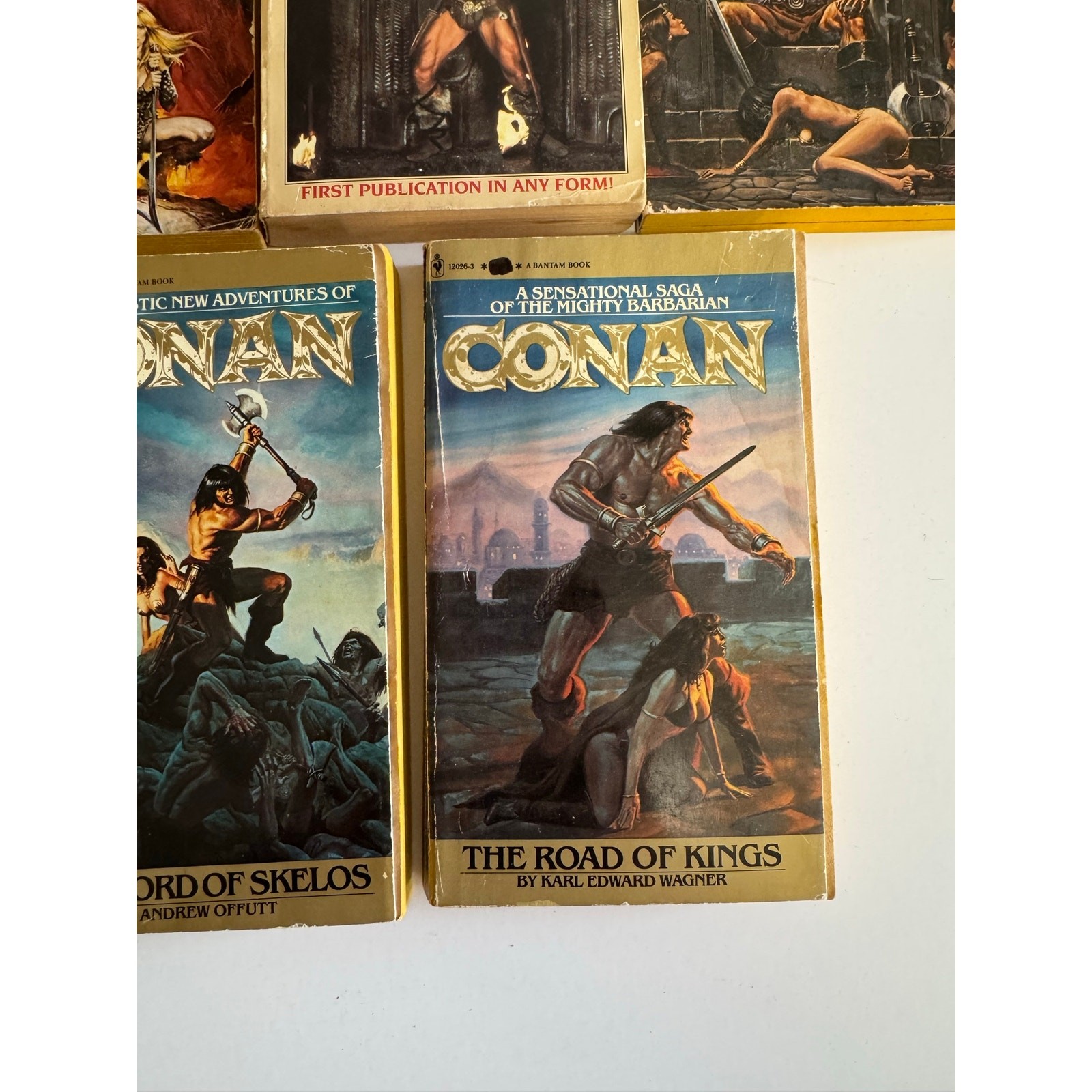 Conan The Barbarian Book lot of 5 Robert Jordan + List in Description