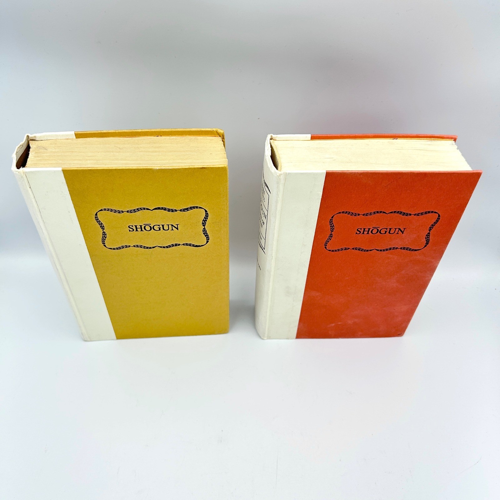 James Clavell Shogun Hardcover Set Volumes 1 & 2 Atheneum 1975 Vintage Books