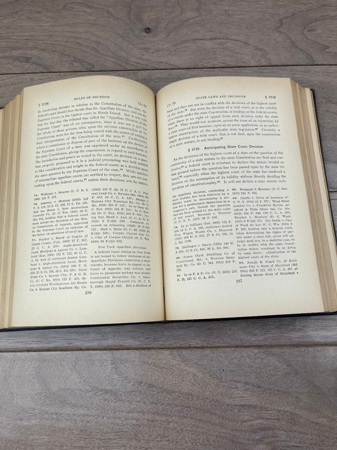 Federal Practice Jurisdiction & Procedure Hughes 1931 Volume 6 West Pub
