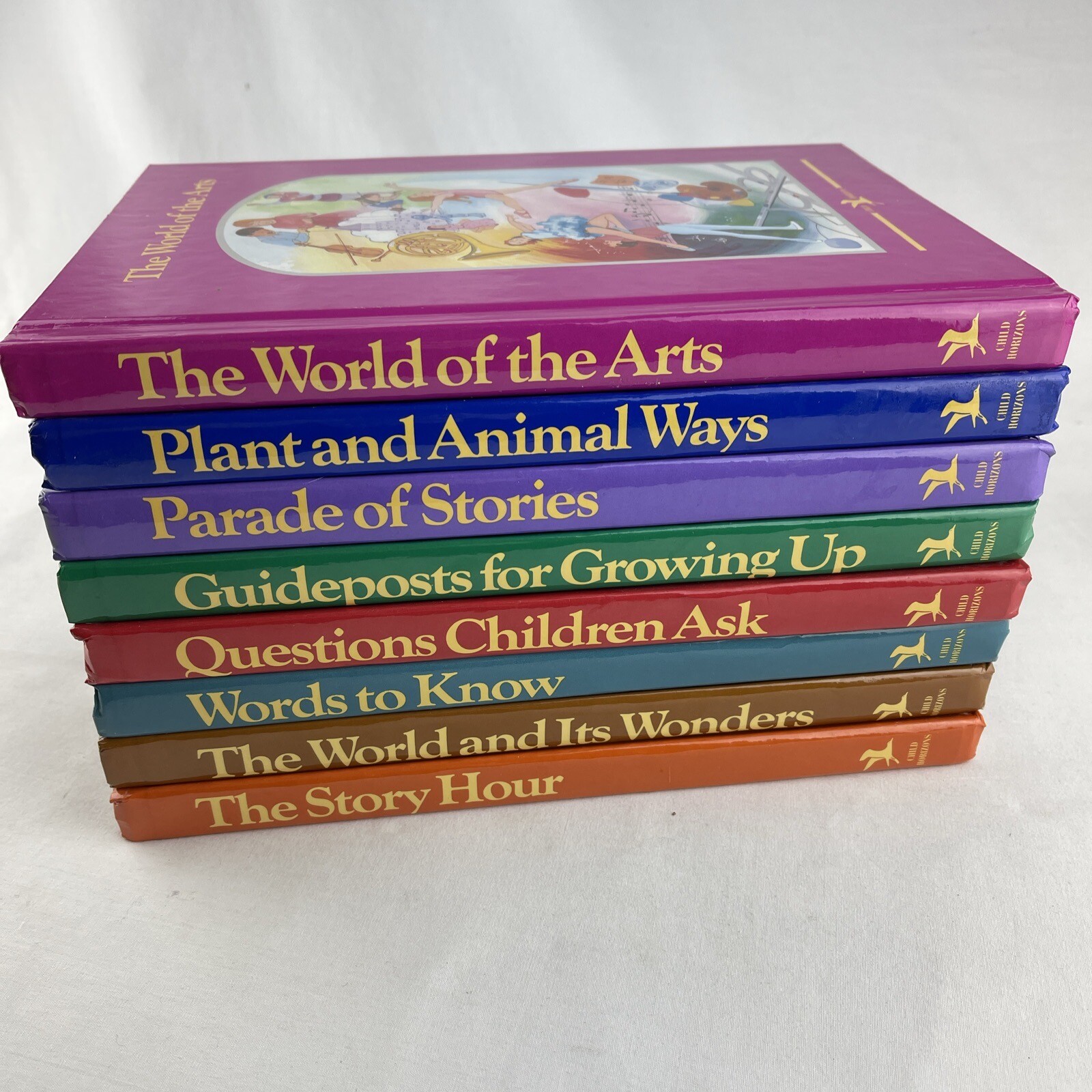 Child Horizons Books Lot of 8 Educational Books for Child Development 1990&rsquo;s
