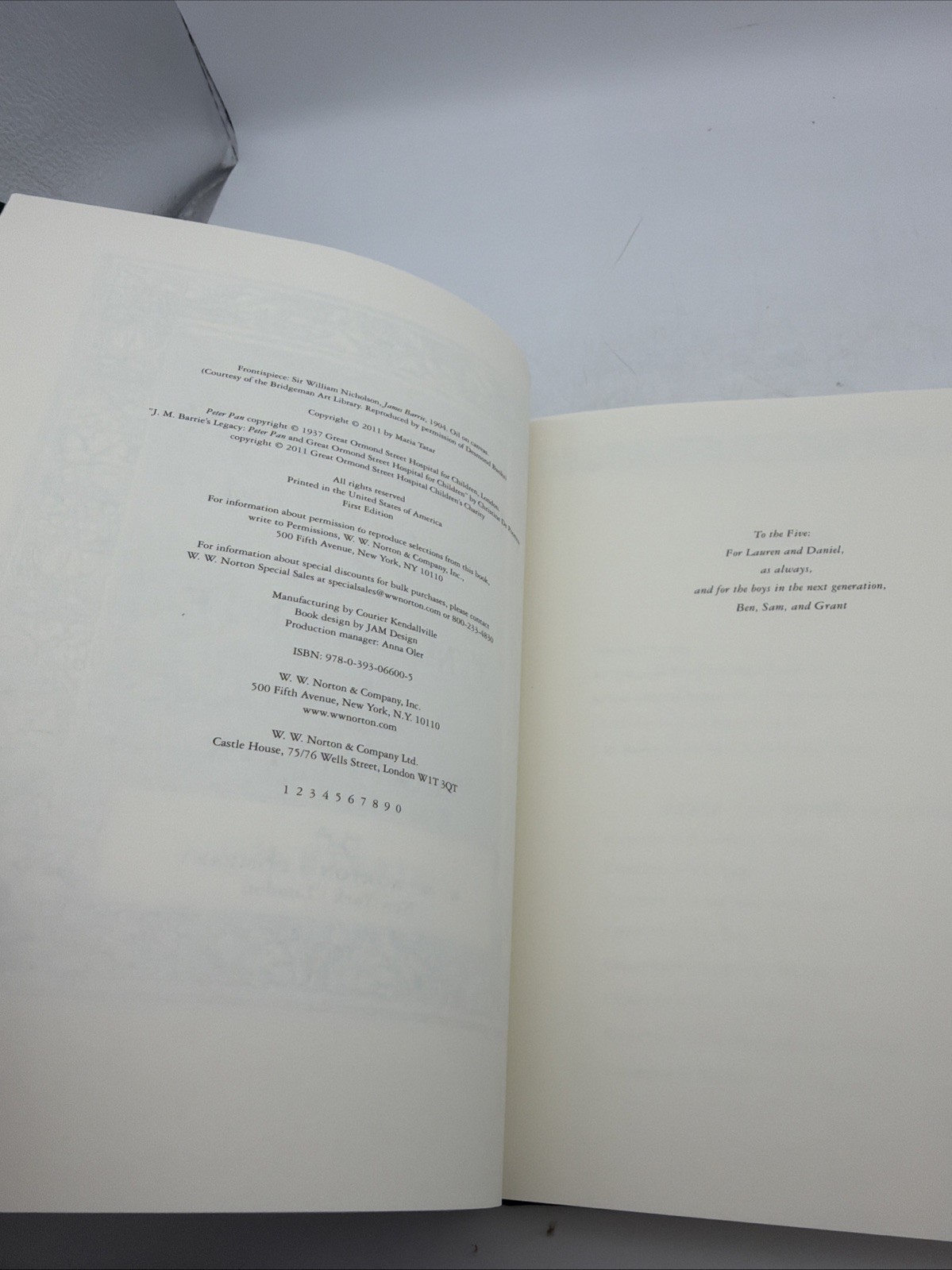 Annotated Peter Pan by J. M. Barrie (2011, Hardcover) Centennial Edition F