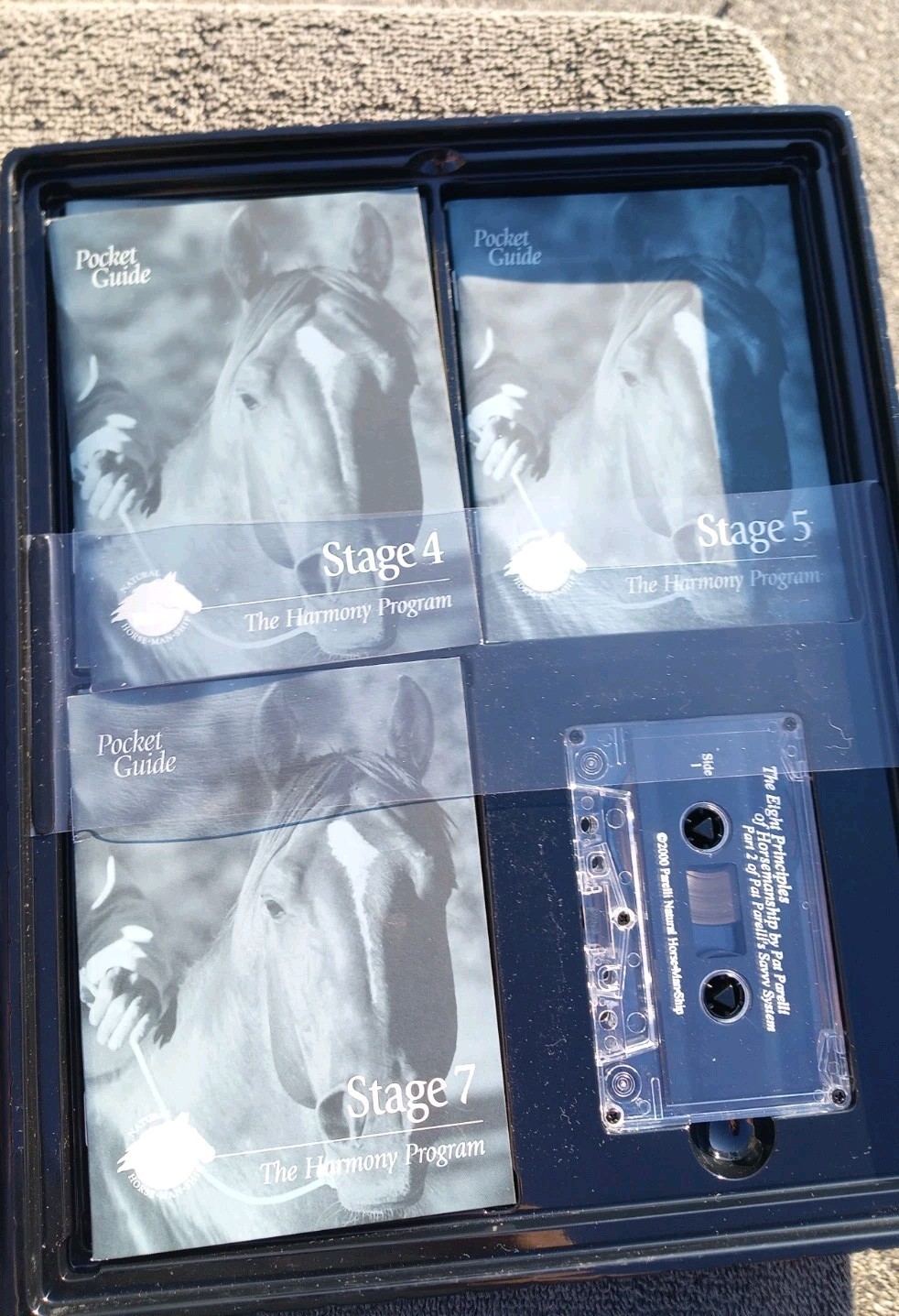 Pat Parelli&rsquo;s Savvy System Part 2 Harmony VHS Set w/Booklets + Audiocassette VG