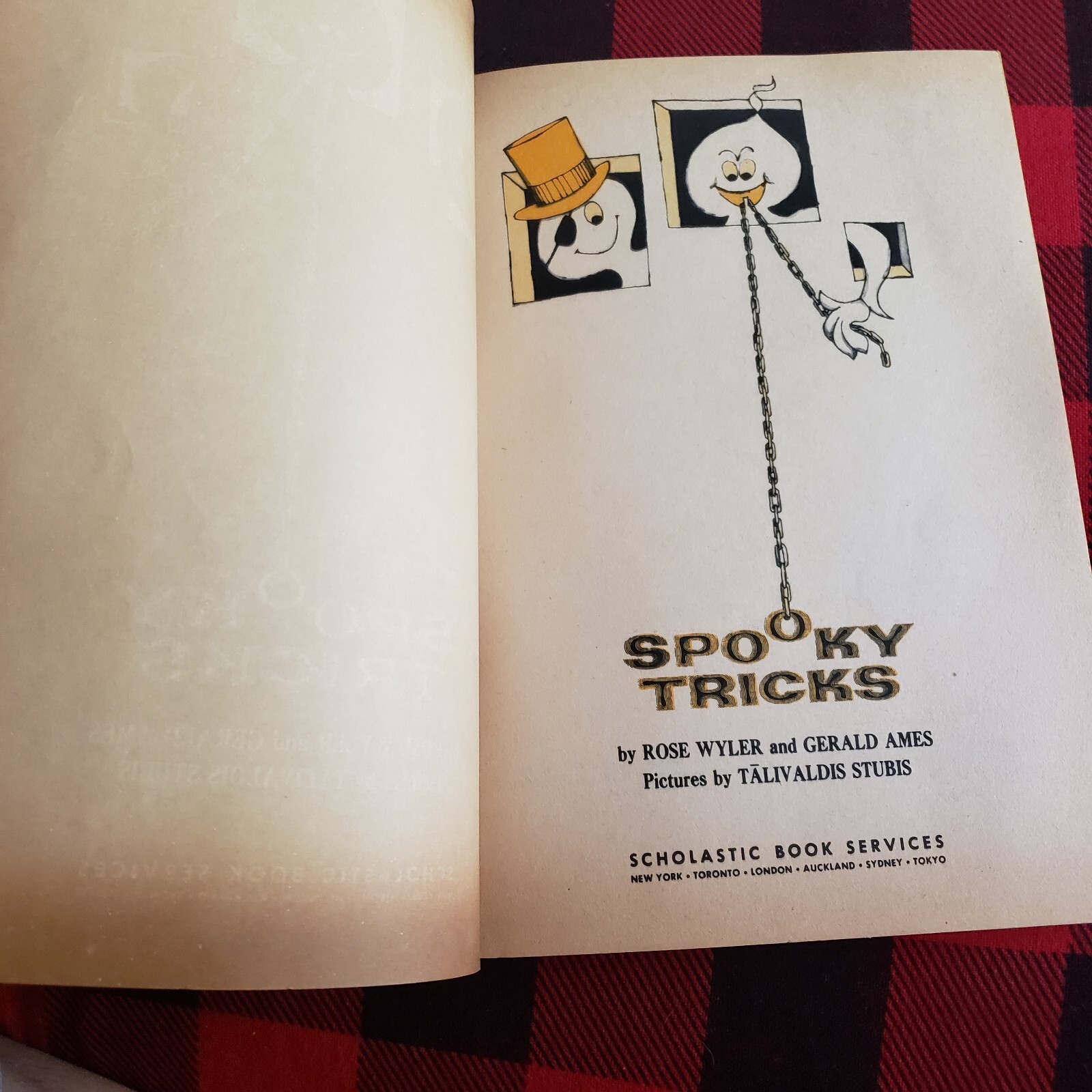 SPOOKY TRICKS Rose Wyler & Gerald Ames 1973 I Can Read Harper & Row