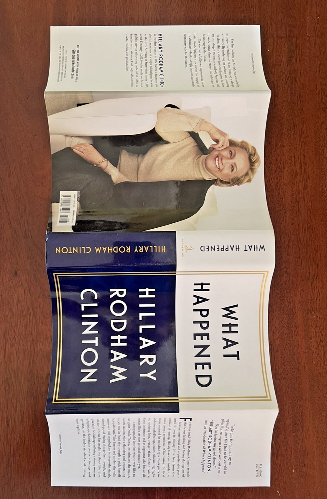 WHAT HAPPENED Hillary Rodham Clinton SIGNED 2017 1st Ed 1st Print wReceipt HCDJ
