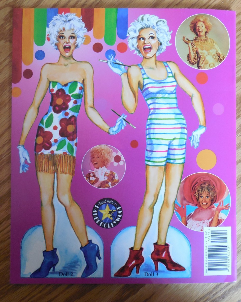 NEW/UNCUT 2009 David Wolfe « Phyllis Diller » Paper Dolls Book