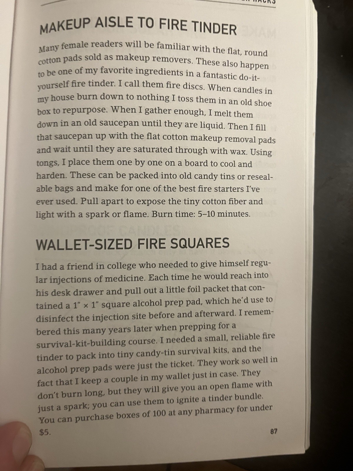 Survival Hacks by Creek Stewart Paperback Adams Media Survival Book