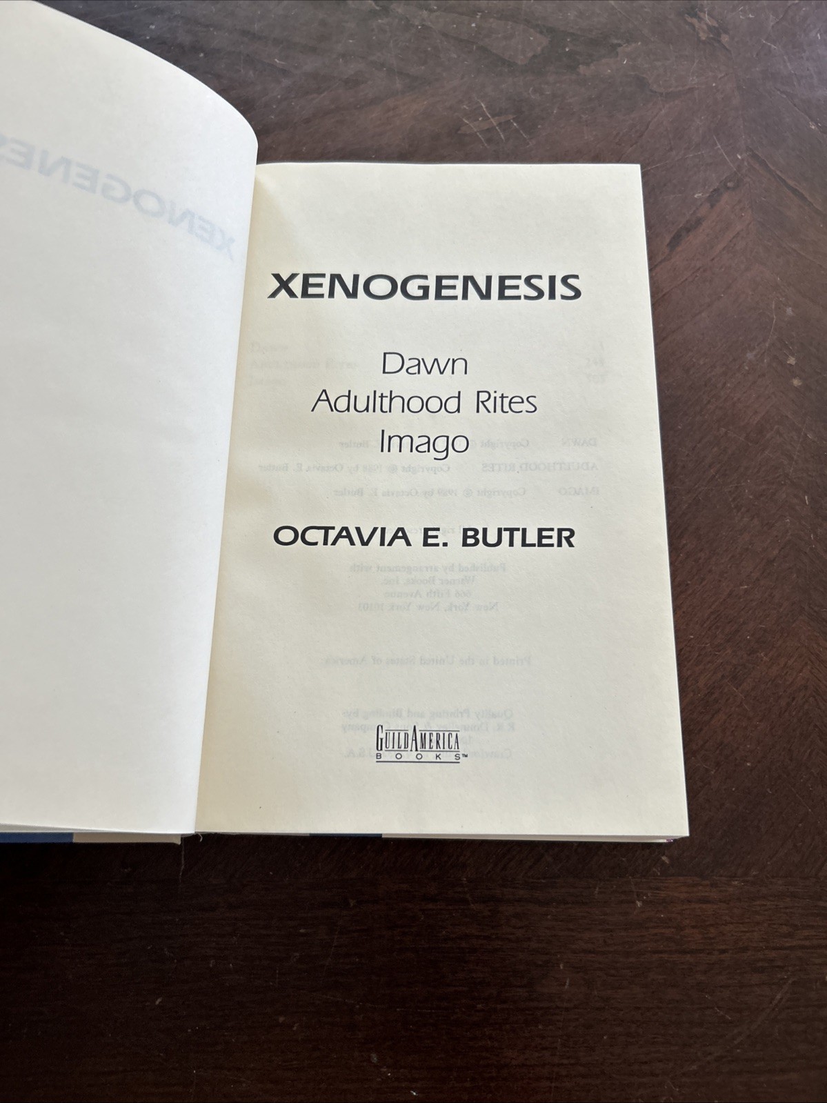 Xenogenesis – Octavia Butler HC/DJ BCE 1989 Trilogy Omnibus Dawn Adulthood Imago