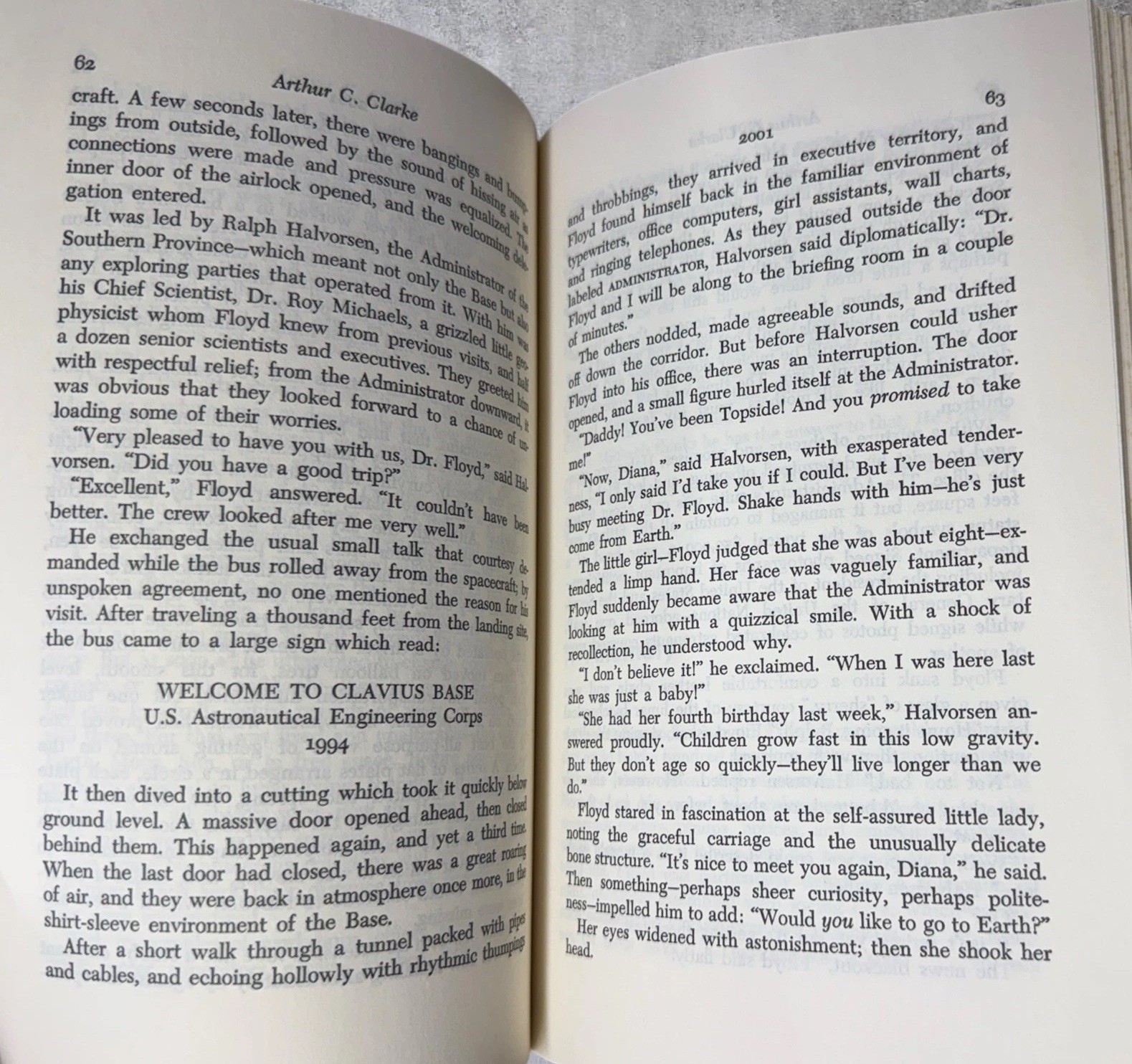 2001: A Space Odyssey by Arthur C. Clarke 1968 HC/DJ BCE
