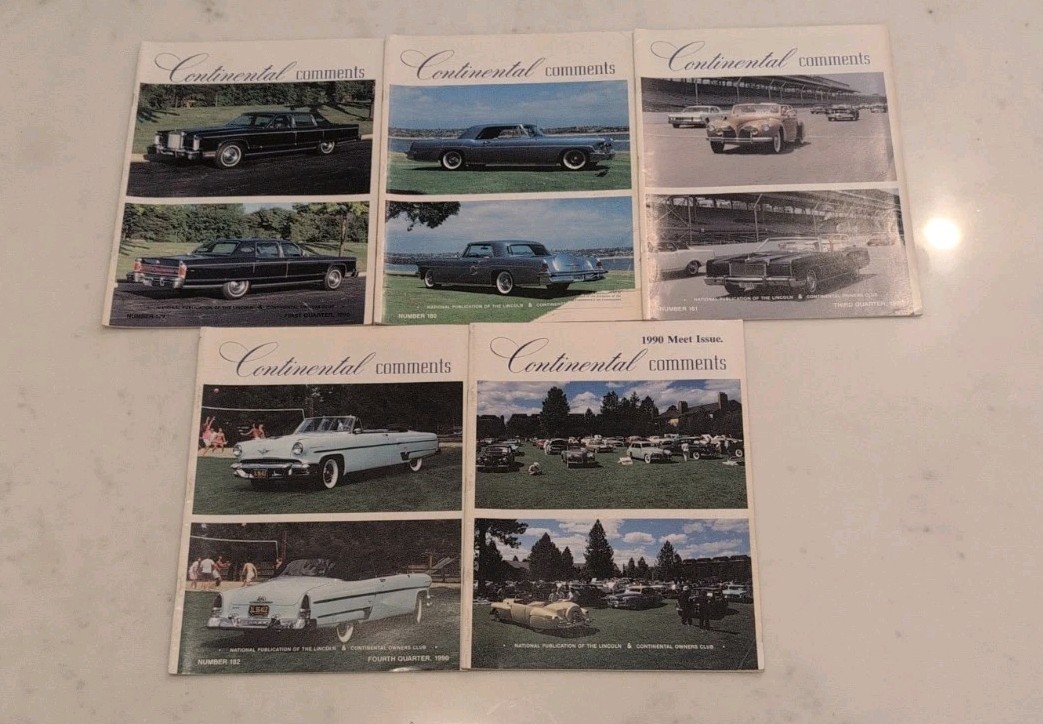 1990&rsquo;s CONTINENTAL COMMENTS LINCOLN MAGAZINE HUGE LOT (51)