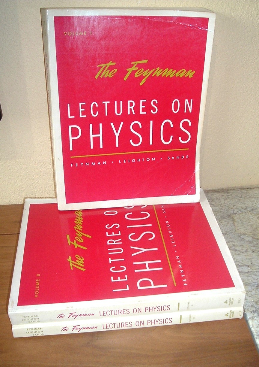 Lot Of 3 Volume Set The Feynman Lectures On Physics PB Books 1975 5th Printing