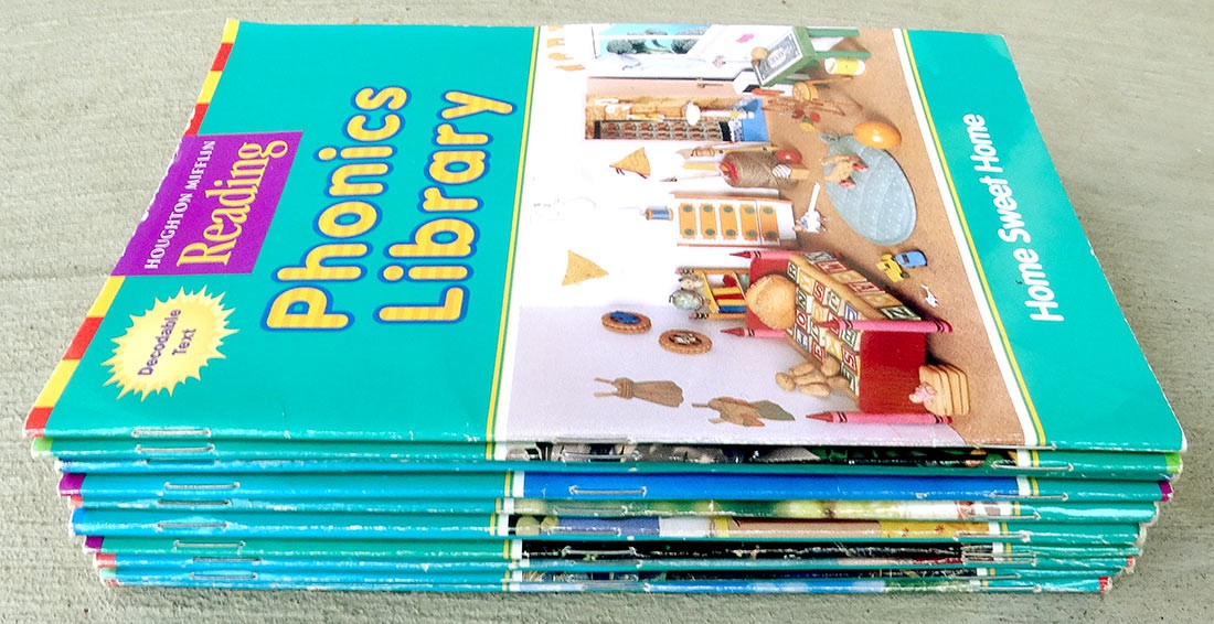 Houghton Mifflin Reading Phonics LOT 10 Books Readers Library Level 1 1st Grade