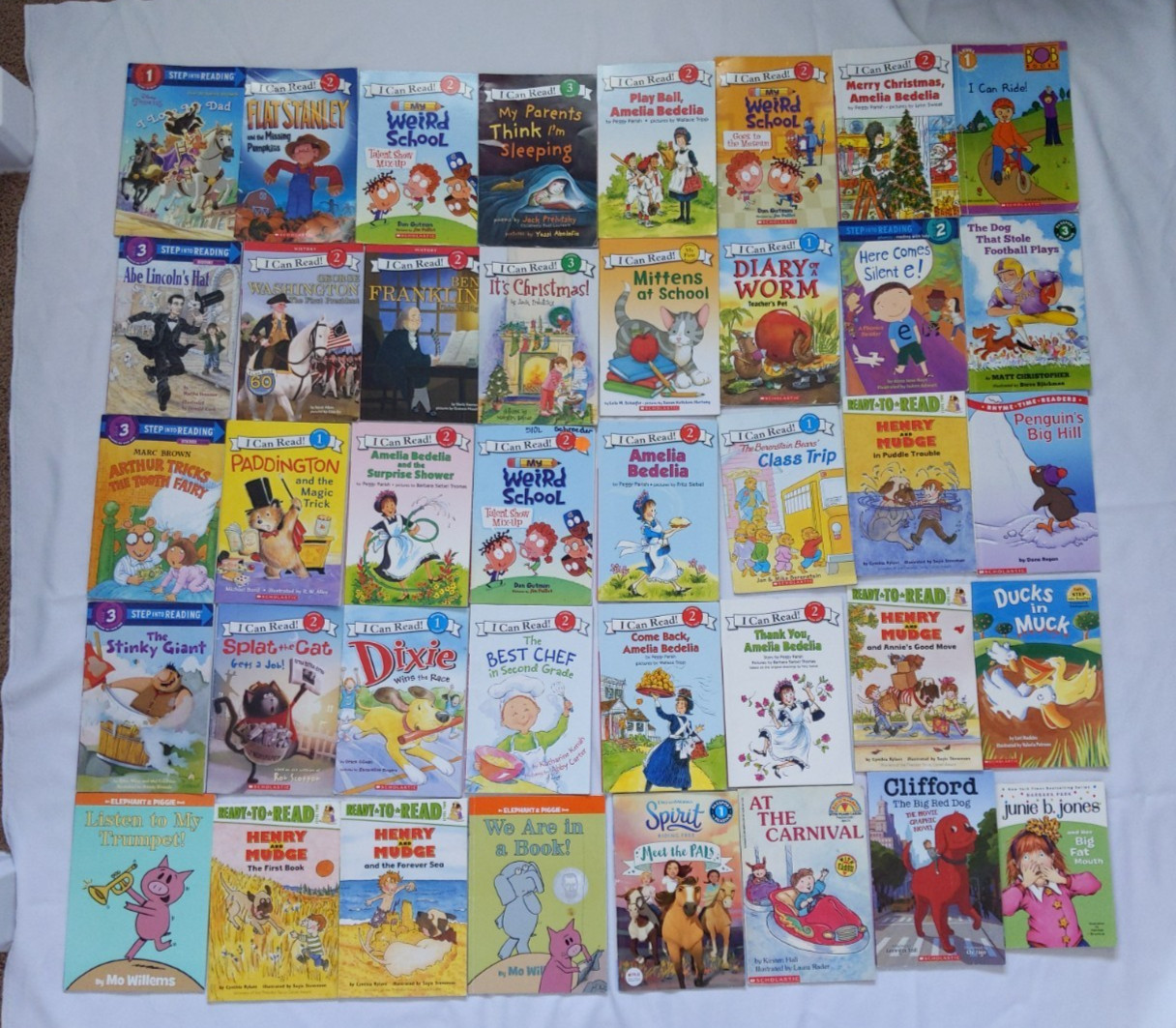 Children&rsquo;s Book Lot of 40 Picture Books Early Readers Story Time Bedtime Mixed