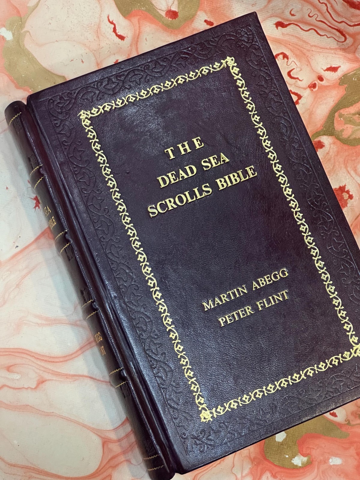 The Dead Sea Scrolls Bible The Oldest Known Bible , Leather Bound with Gold Edge