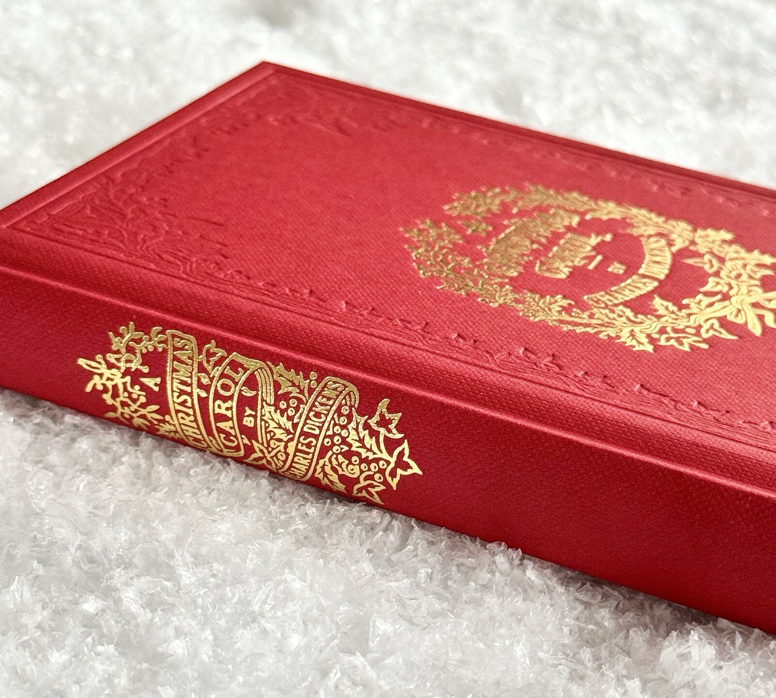 GIFT WRAPPED🎁A Christmas Carol Charles Dickens Silk Binding 1st Edition Replica
