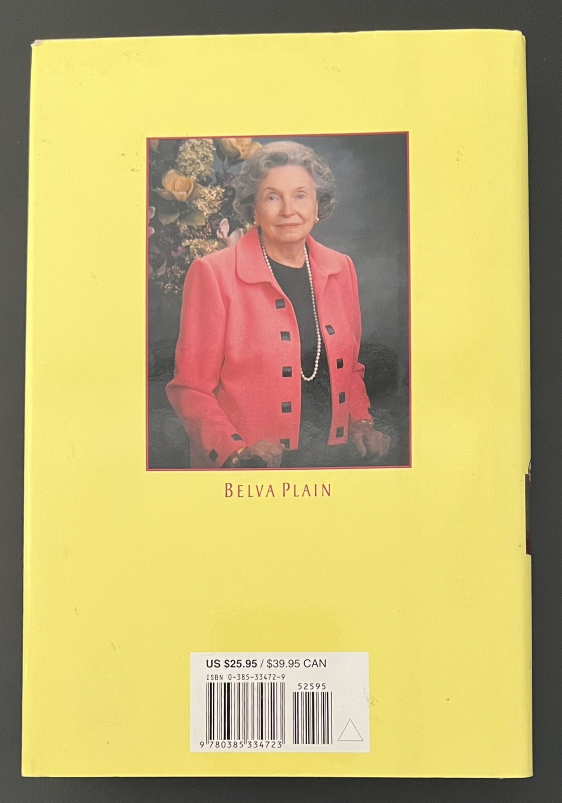 Her Father&rsquo;s House~Belva Plain~2002~Hardcover~Dust Jacket~342 pages
