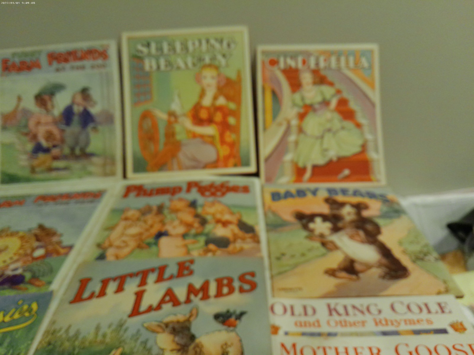 Linenette Sam Gabriel kids book WWII era Nursery Rhymes Farm Friends lot 17