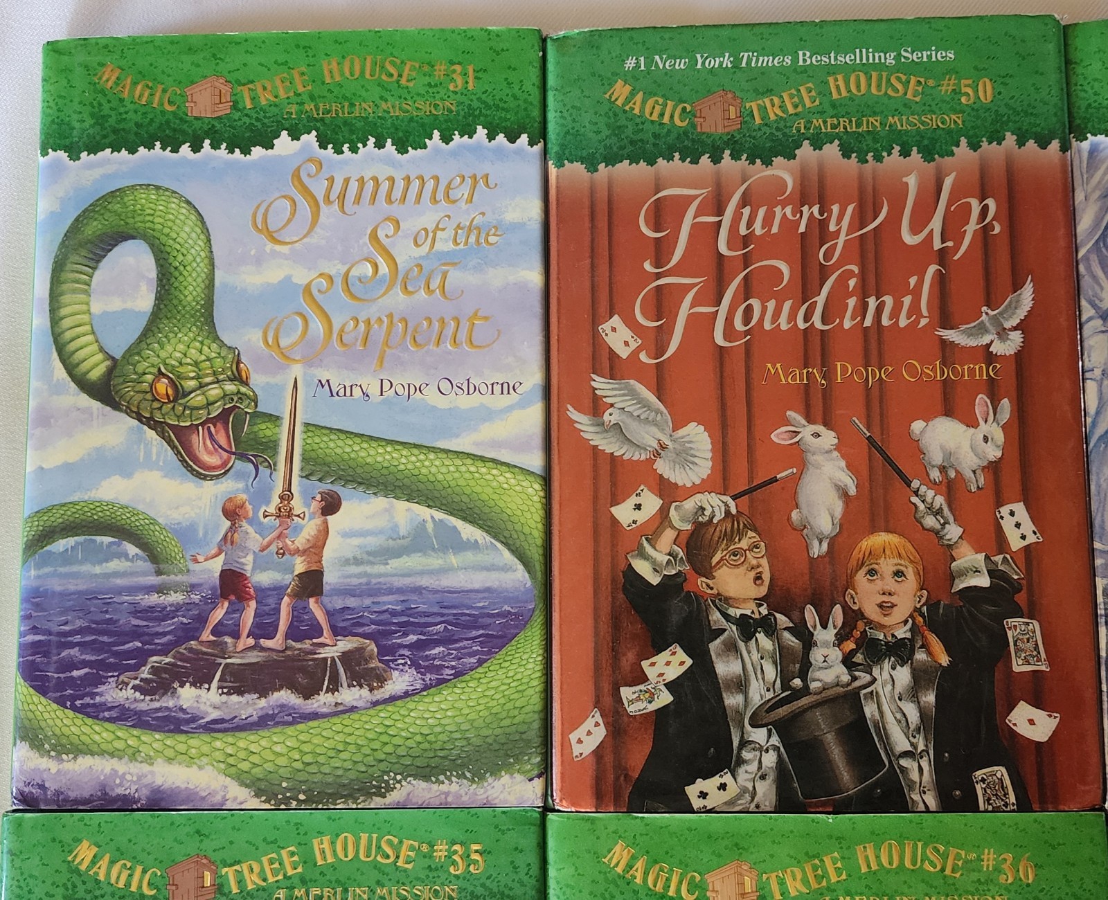 14 MAGIC TREE HOUSE chapter Books Dragon Ghosts Magicians Osborne HARDCOVERS C8