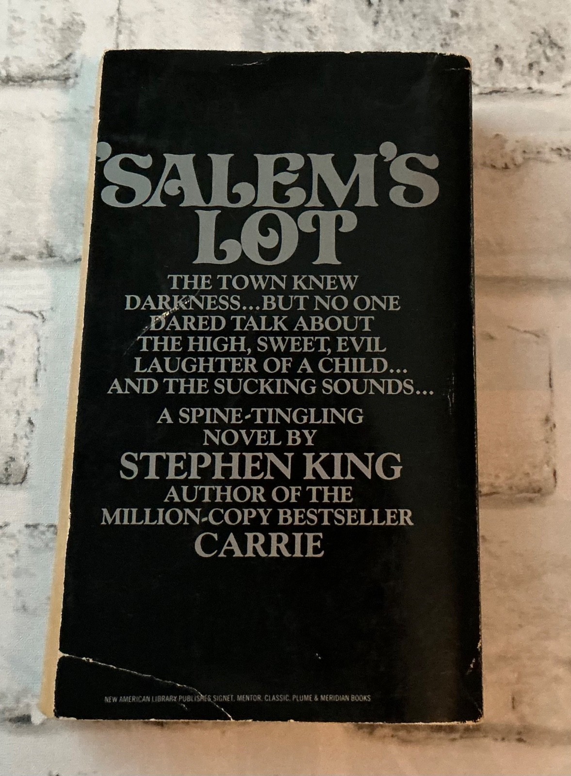 Salem&rsquo;s Lot Stephen King 1st Edition 1st Printing (August 1976) Signet PB Rare