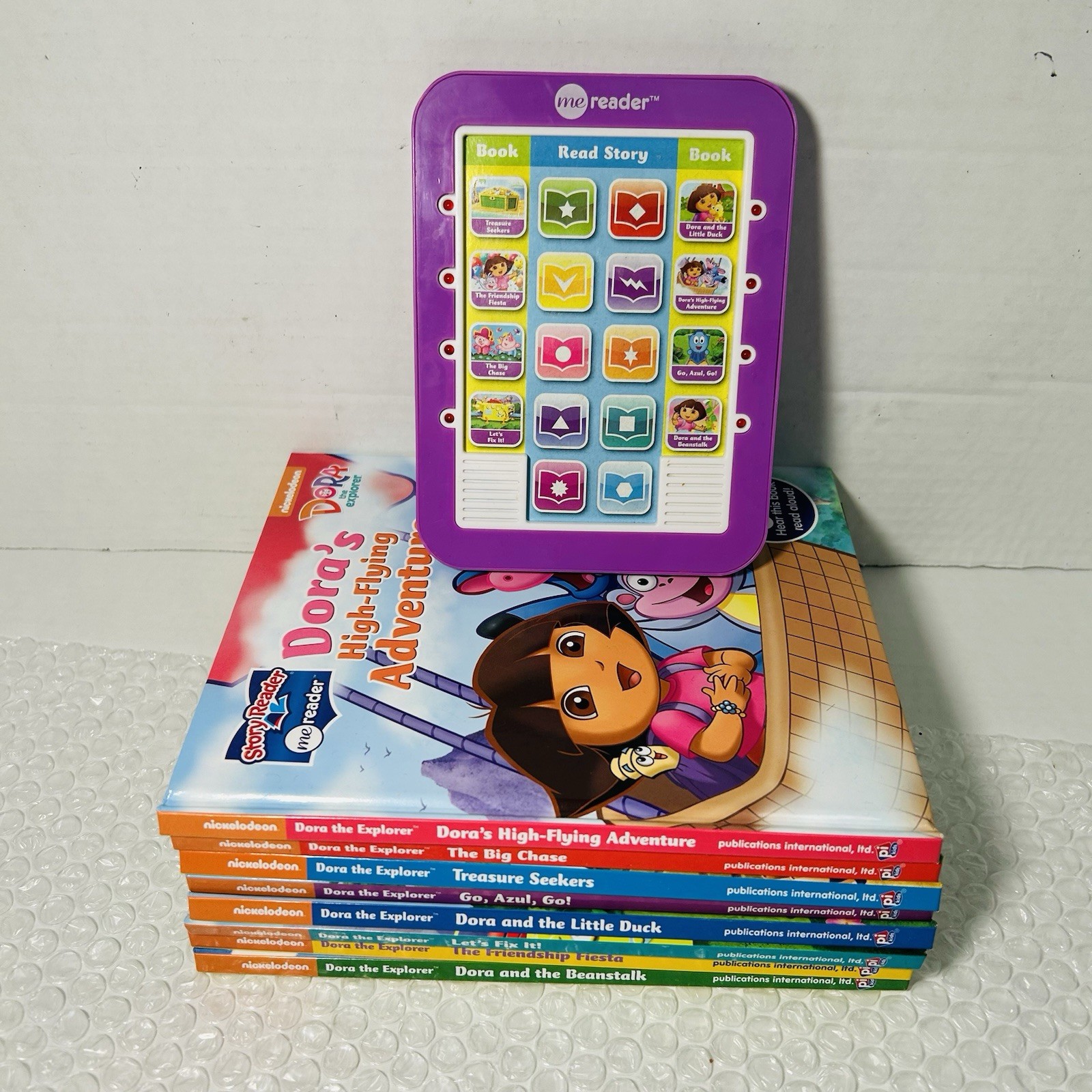 Me Reader « Dora The Explorer » Story Reader Tablet w/ Complete 8 Book Set