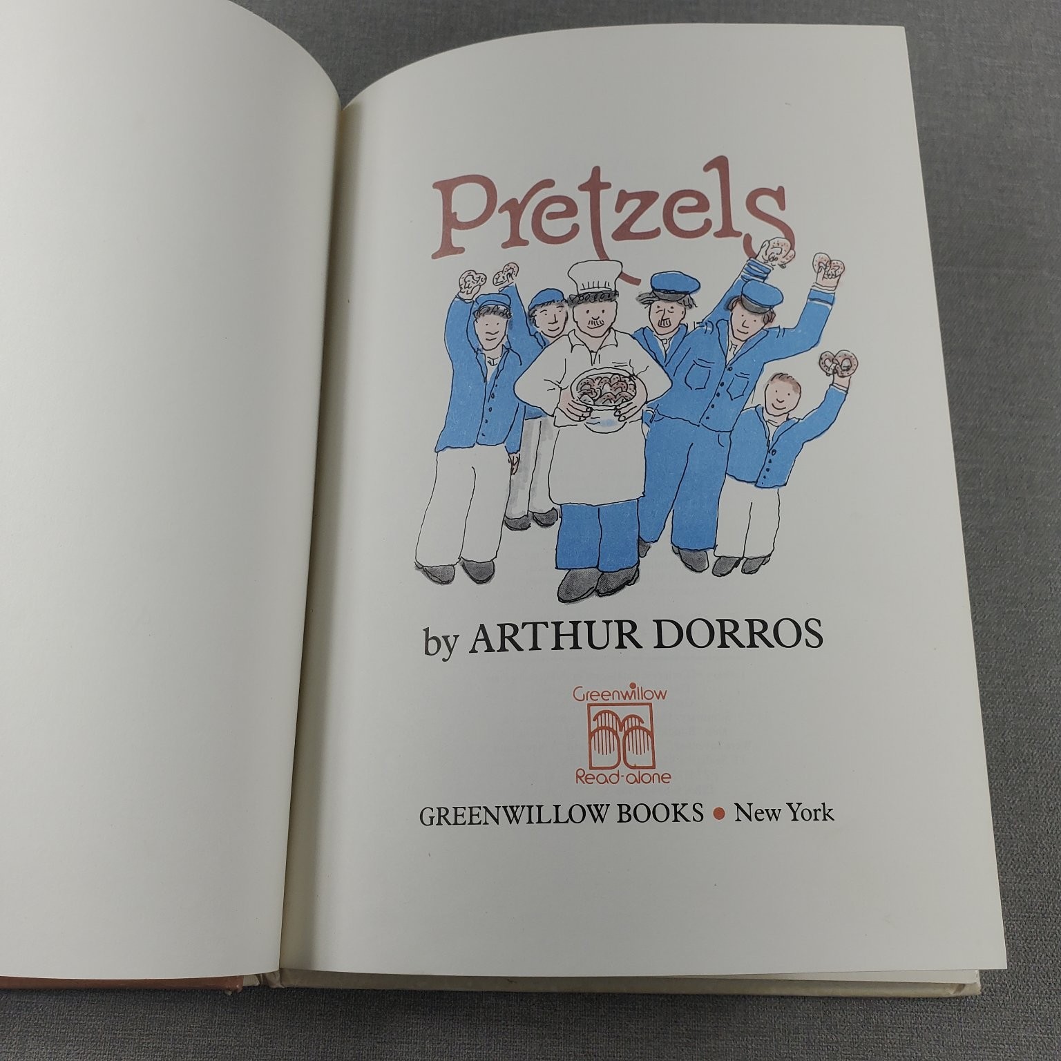 Pretzels Arthur Dorros 1981 First Edition Children&rsquo;s Fiction Greenwillow