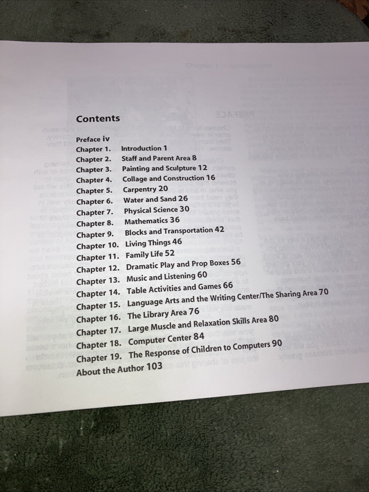 1997 Learning Centers For Young Children large Paperback 106 pages 19 chapters